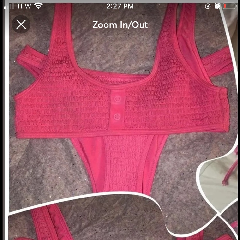 Henley bikini set